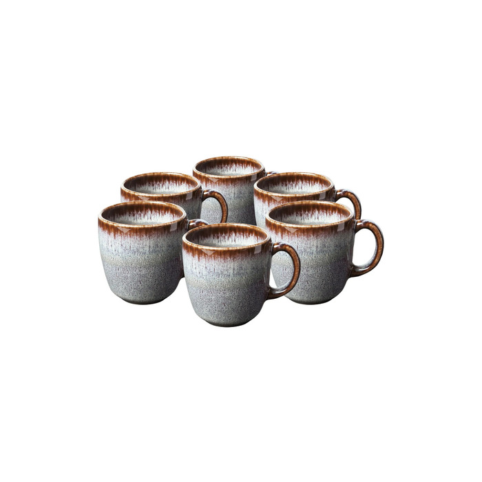 Набор чашек для кофе 0,19 л, 6 предметов Beige Lave Villeroy & Boch