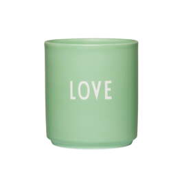 Кружка "Love" 0,25 л зеленая Favourite cups Design Letters