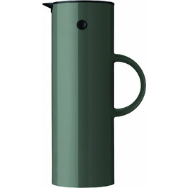 Изолированнй чайник Stelton 974 обемом 1 л, EM 77, зеленй (Темнй лес)