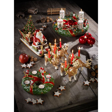 Статуэтка “Санта с оленем” 30 x 24 x 35 см, Christmas Toys Memory Villeroy & Boch