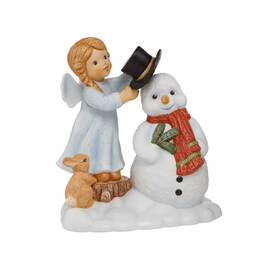 Фигурка “Ангел со снеговиком”,  Nina & Marco 2019 Goebel