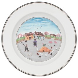 Тарелка для супа Птичий двор 21 см Design Naif Villeroy & Boch