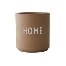 Кружка "Home" 0,25 л коричневая Favourite Cups Design Letters