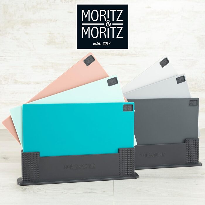 Набор из 3 разделочных досок с подставкой Moritz & Moritz