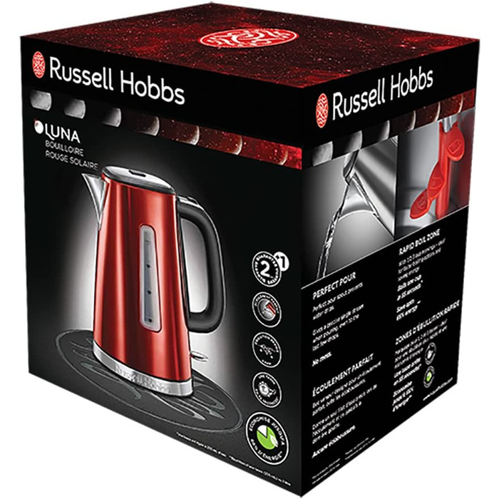 Чайник Russell Hobbs / 1,7 л / 2400 Вт и ручной блендер 3 в 1